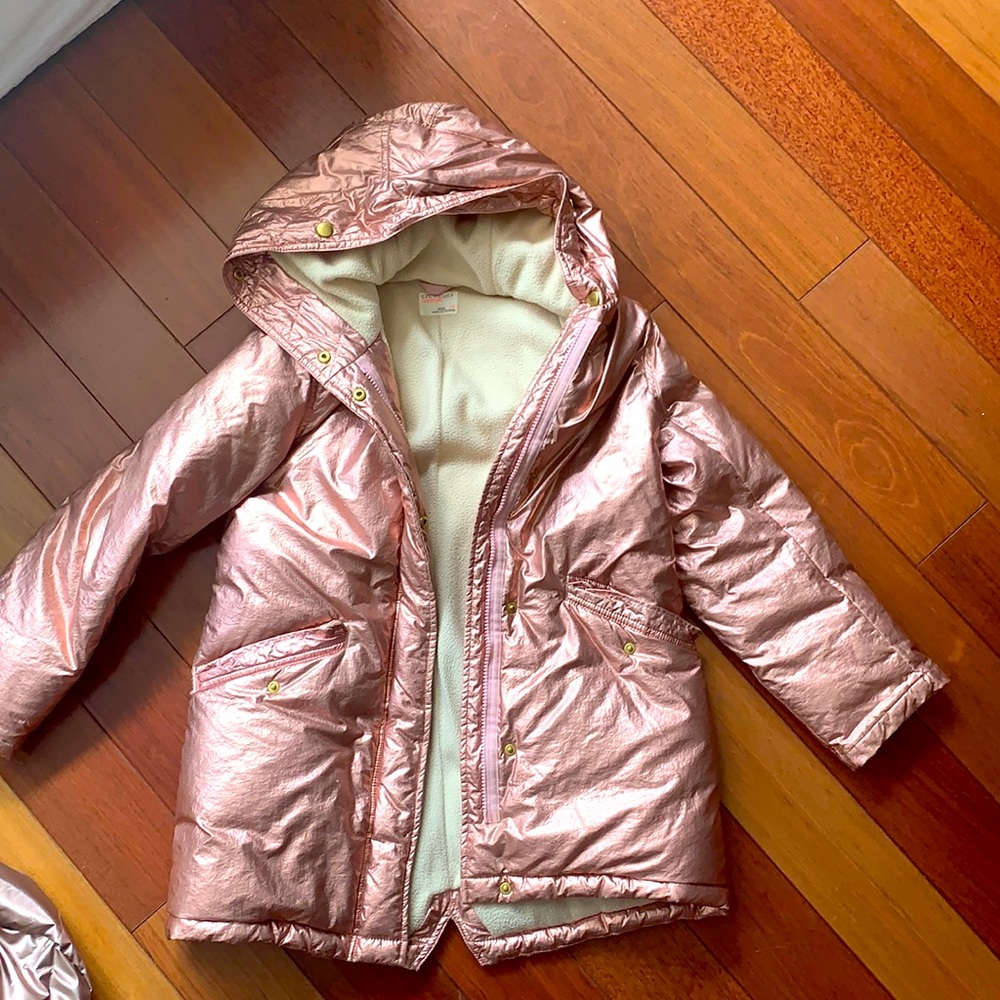 Jcrew crewcut kids girls coat jacket size 10